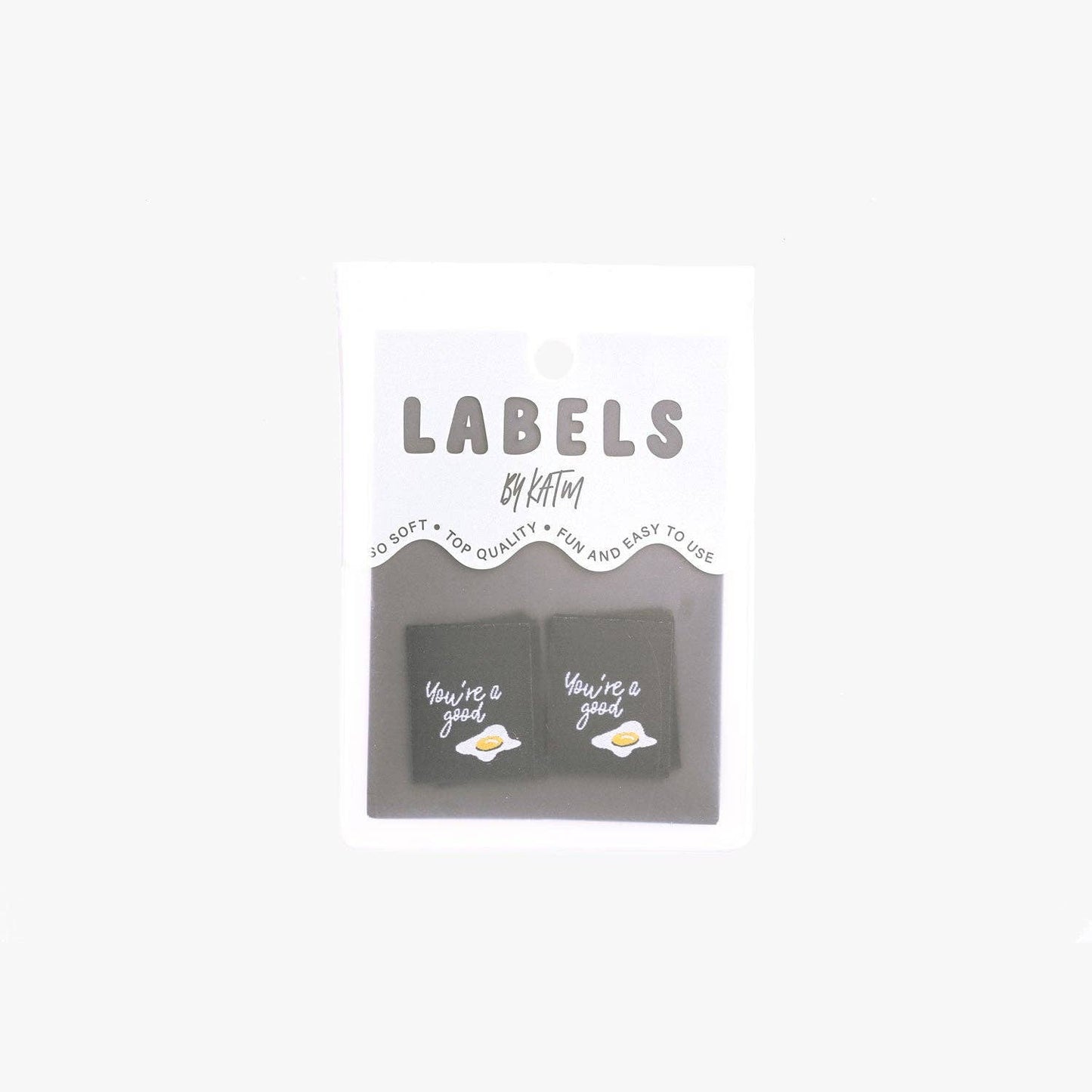 Kylie and The Machine-You're a Good Egg Sew-In Labels-sewing notion-gather here online