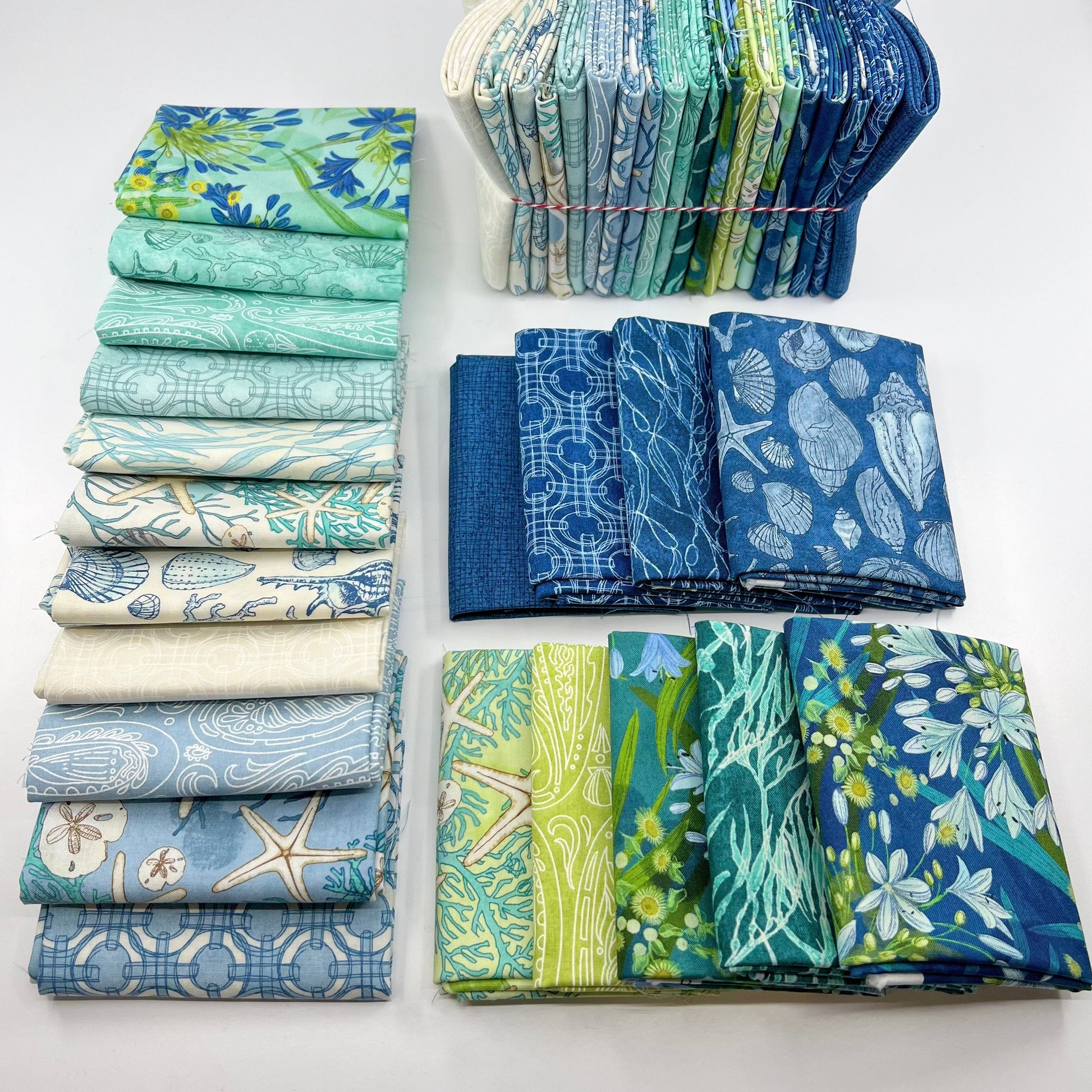 Riley Blake Designs-Fat Quarter Bundle of Serena Shores (20 Pieces)-fat quarters-gather here online