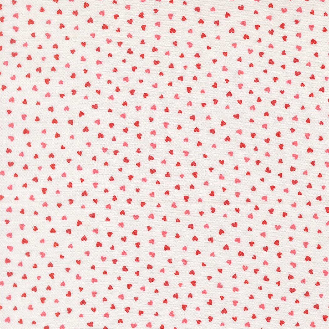Moda-Tiny Hearts Champagne-fabric-gather here online