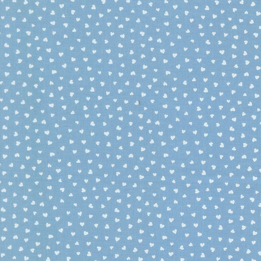 Moda-Tiny Hearts Sky-fabric-gather here online