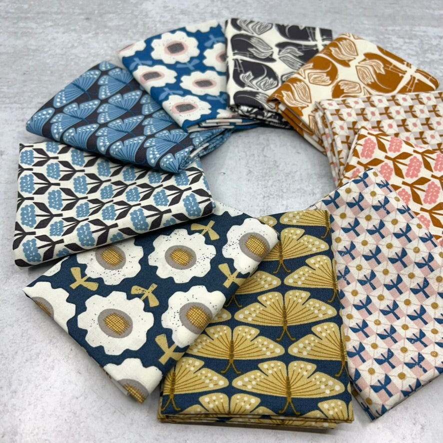 Fat Quarter Bundle of Fox & Flutter (10 Pieces)