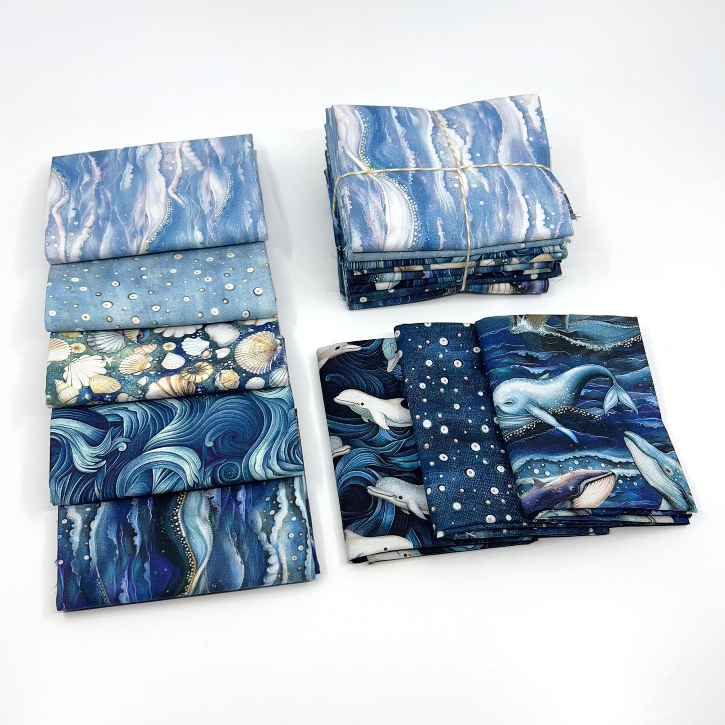 Fat Quarter Bundle of Ocean Fantasy (8 Pieces)