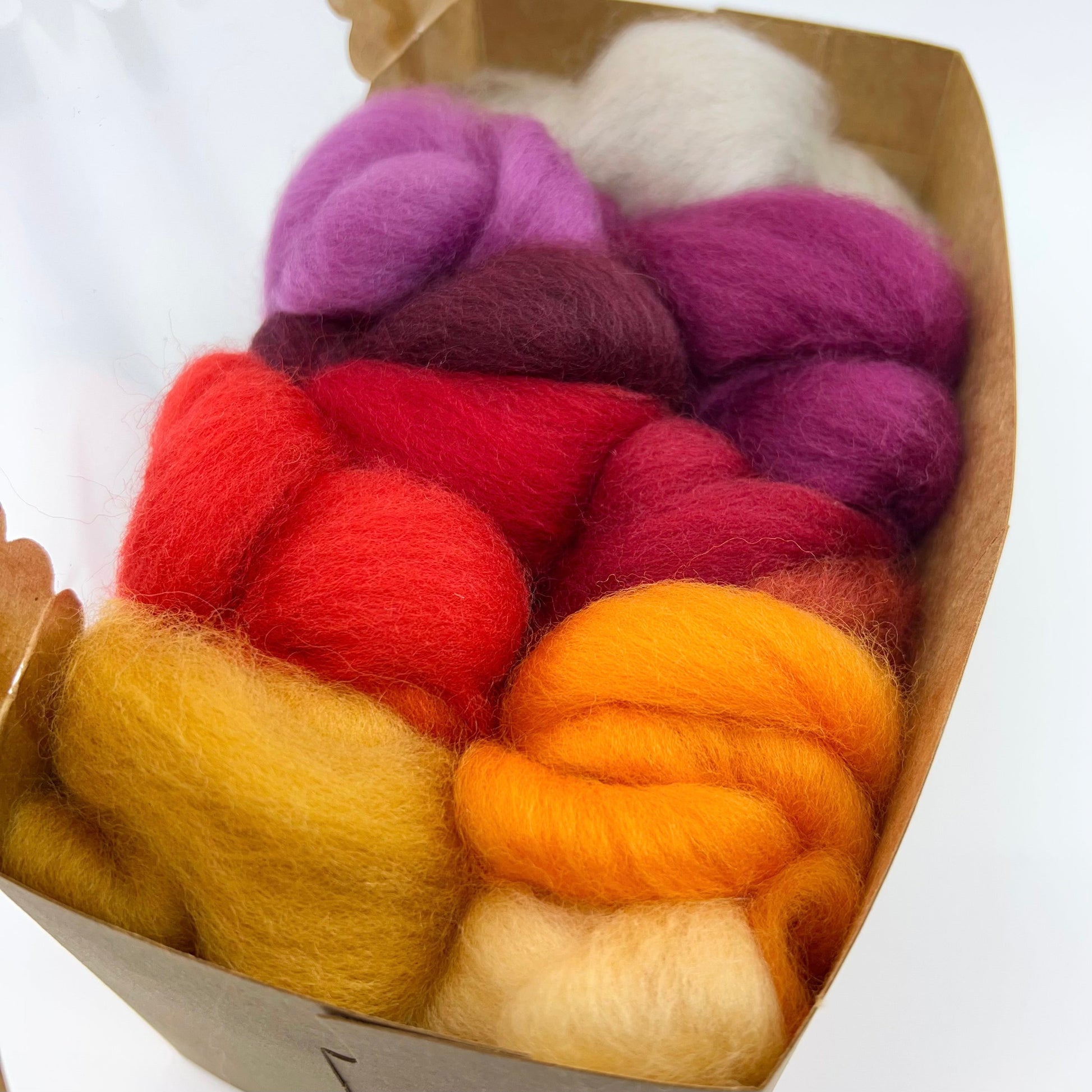 Gather Goods-Wool Roving Palette Packs-craft notion-Warm Ombre-gather here online