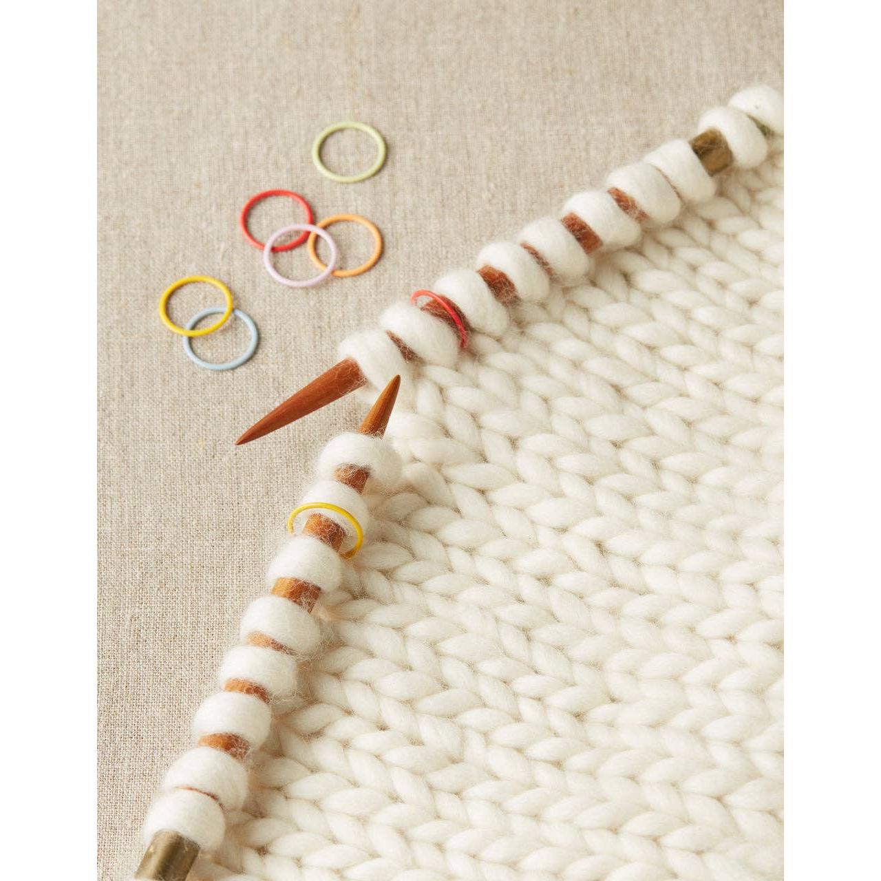 Cocoknits-Colorful Ring Stitch Markers - Jumbo [bundle of 10]-knitting notion-gather here online