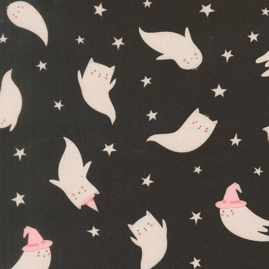 Moda-Ghost Cats Black Cat-fabric-gather here online