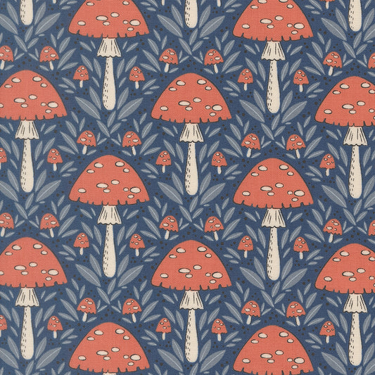 Moda-Mushroom Twilight-fabric-gather here online