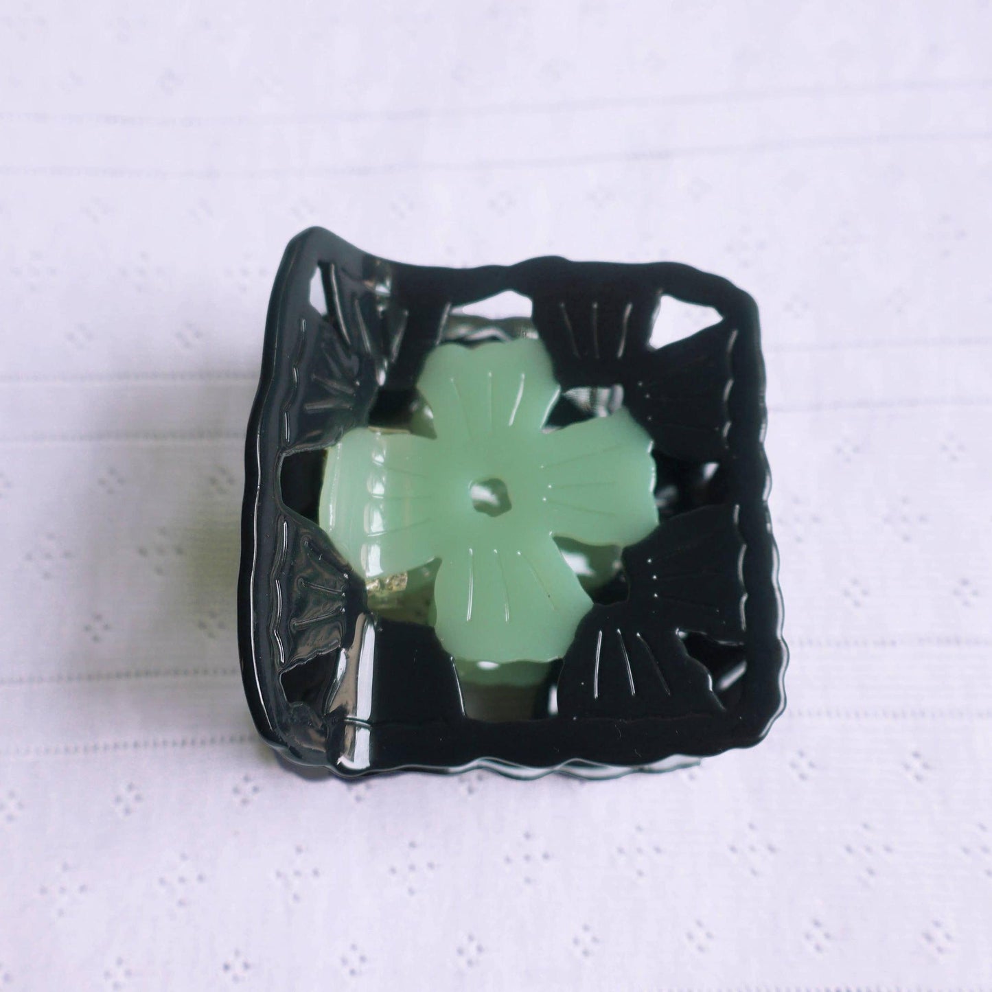 Hey Ricochet-Granny Square Hair Claw - Onyx & Jade-accessory-gather here online