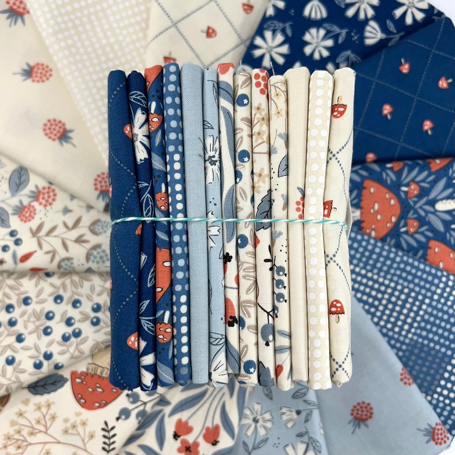 Fat Quarter Bundle of Nature's Sketchbook (13 Pieces)