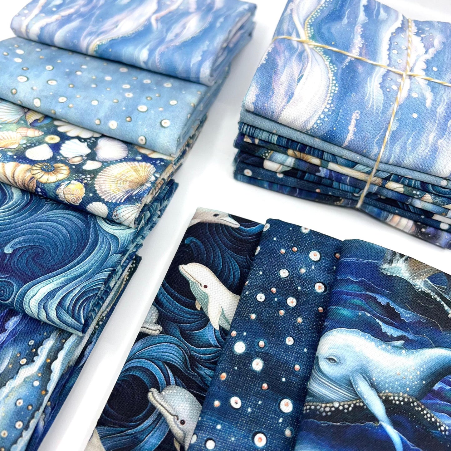 Fat Quarter Bundle of Ocean Fantasy (8 Pieces)