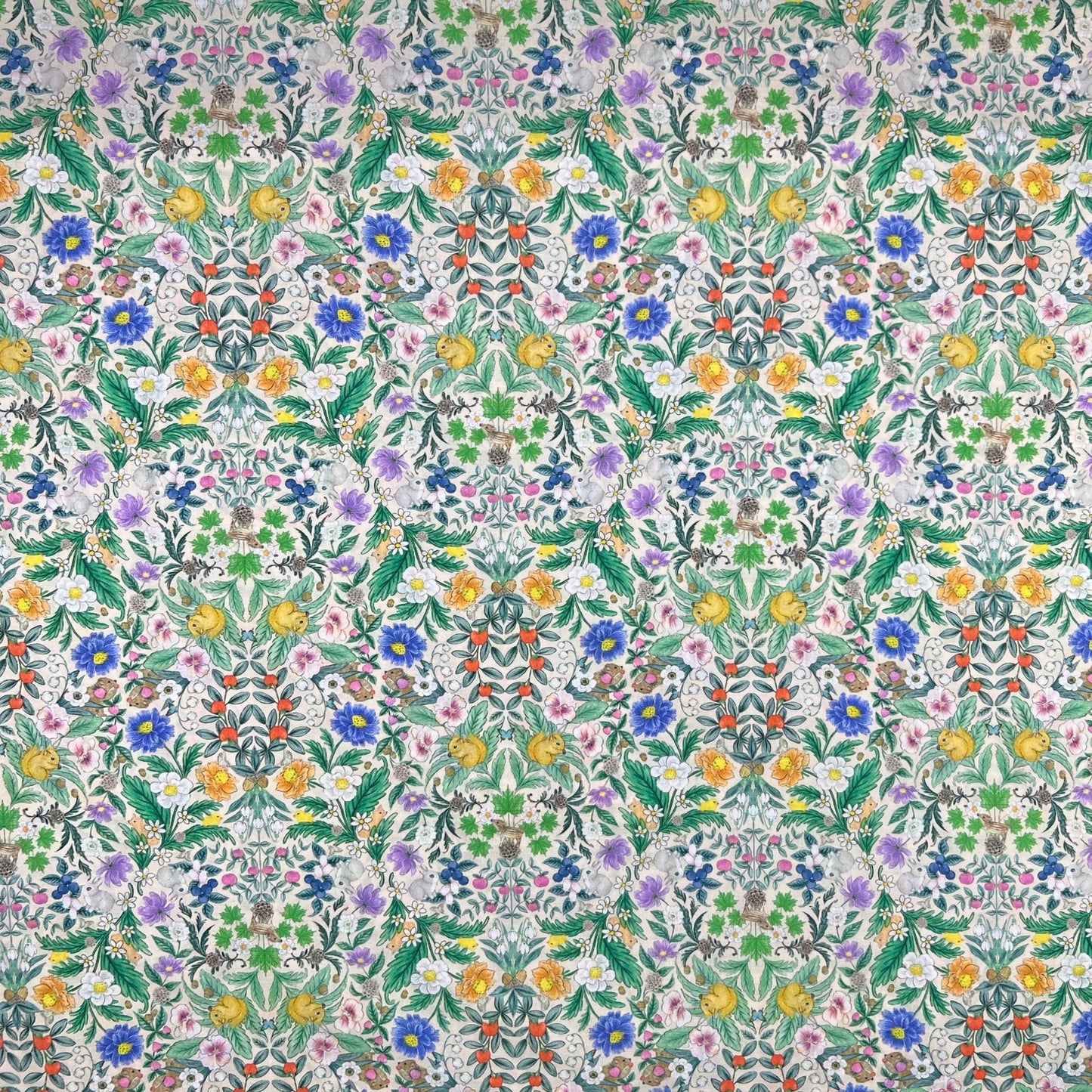 Hokkoh-Natural Symmetry on Cotton Lawn-fabric-gather here online