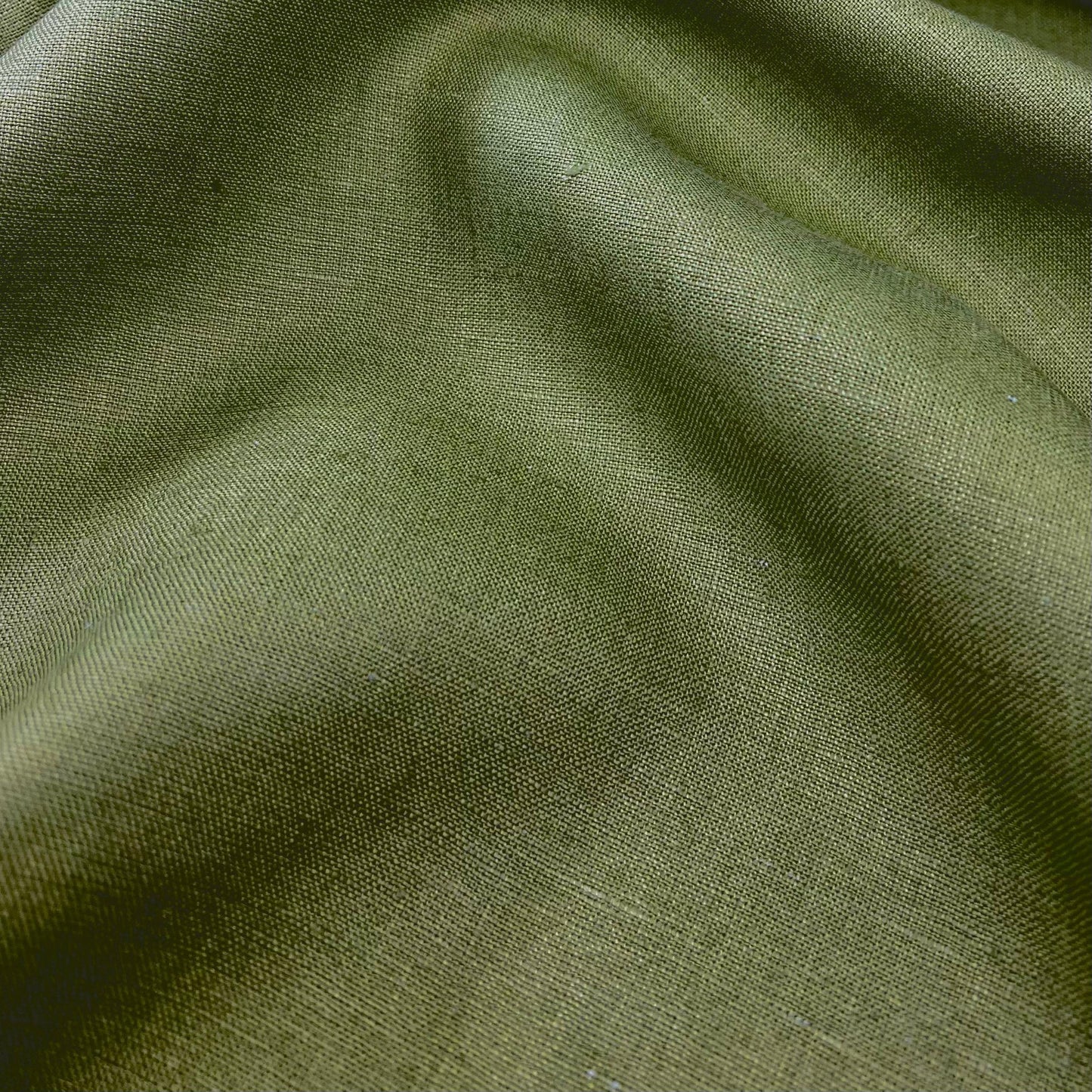 Lino Textil-Nevada Linen Olive-fabric-gather here online