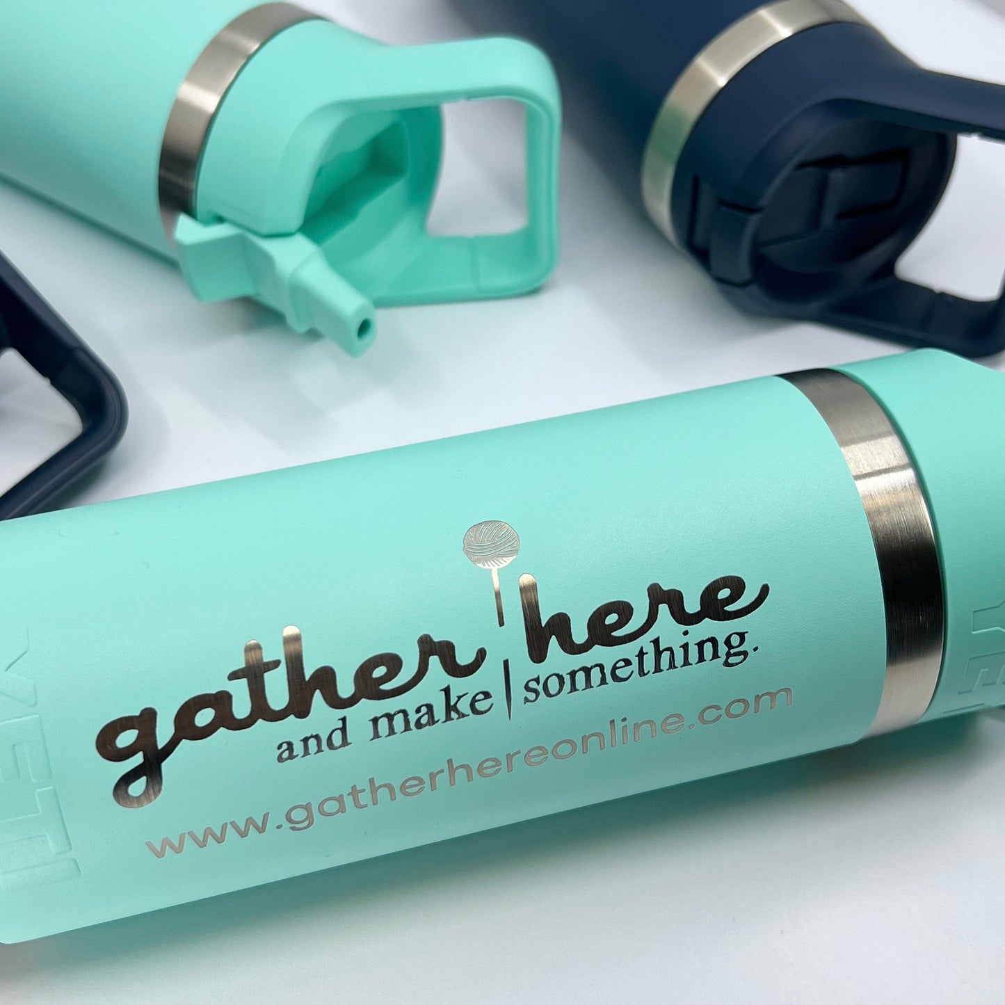 gather here-Gather Here YETI Water Bottle - Seafoam 18oz-accessory-gather here online