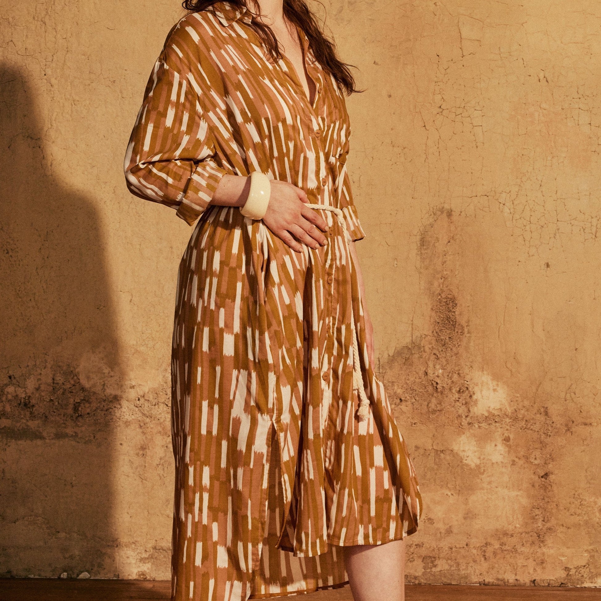 Atelier Brunette-LA Robe Chemise Dress Pattern-sewing pattern-gather here online