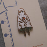 Justine Gilbuena-Shy Ghost Small Iron-On Patch-accessory-gather here online
