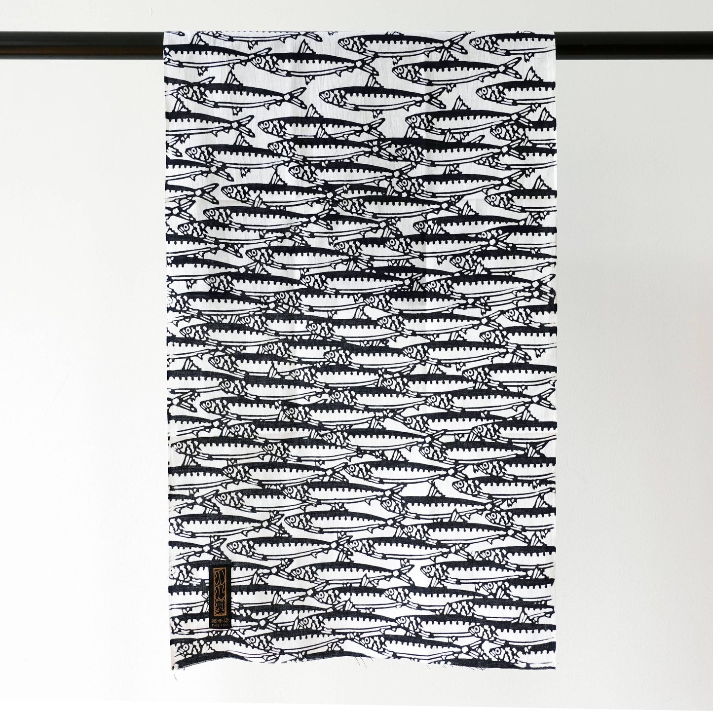 Curious Corners-Izumimomen Tenugui - Sardine-accessory-gather here online
