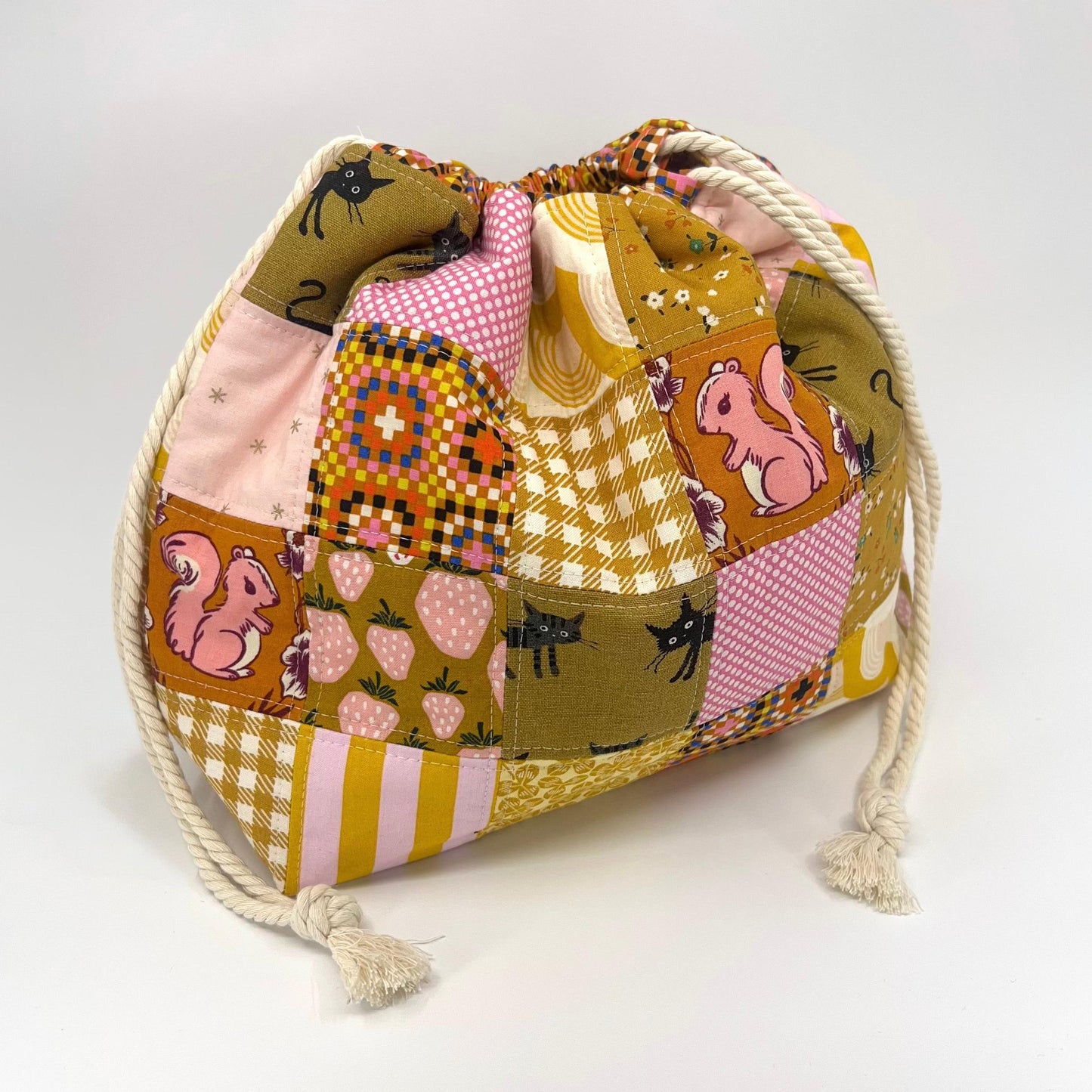 Denise Snow Williams-One of a Kind Drawstring Project Bags-craft organizer-gather here online