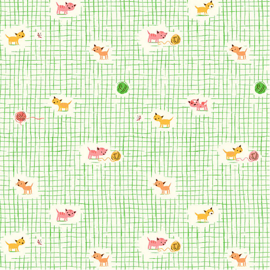 Windham Fabrics-Kitten Plaid-fabric-gather here online