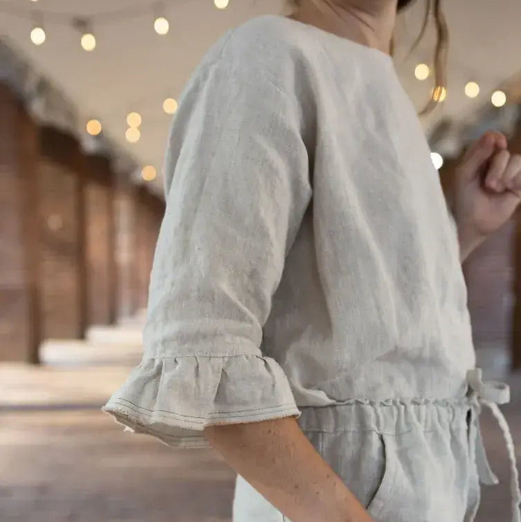 Charlie Darwin Textiles-Saltwater Shirt Pattern-sewing pattern-gather here online