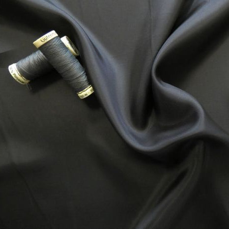 Lady McElroy-Black - Lotus Viscose/Acetate Lining-fabric-gather here online