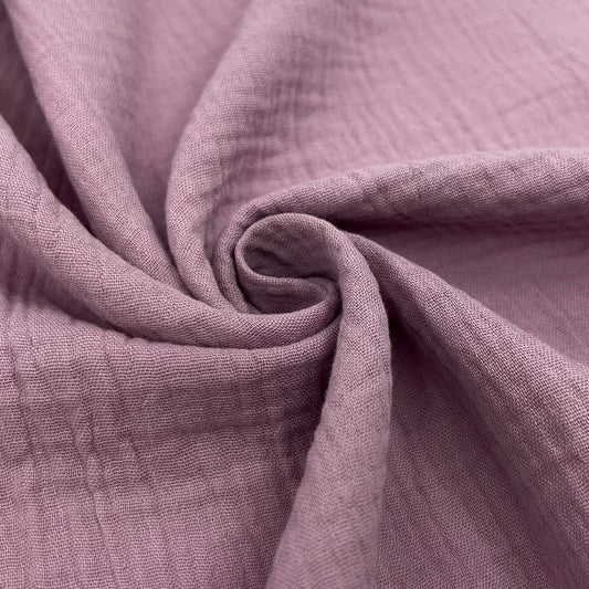 Secret Spark-Cotton Gauze Solid - Pale Mauve-fabric-gather here online