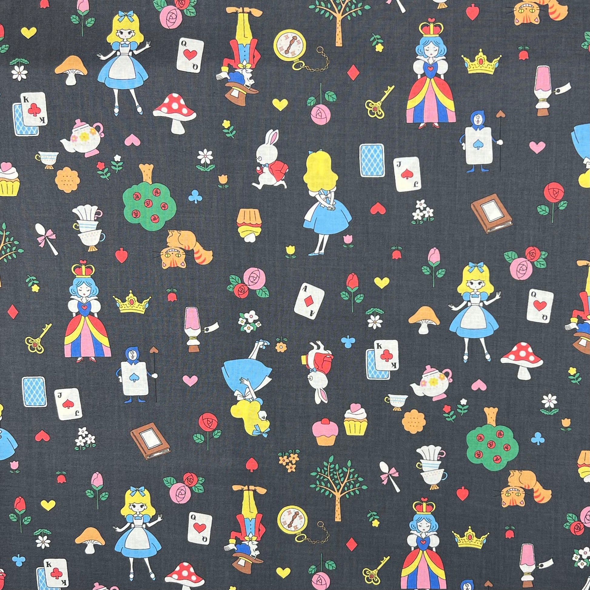 Westex-Alice's Wonderland on Cotton Sheeting-fabric-gather here online