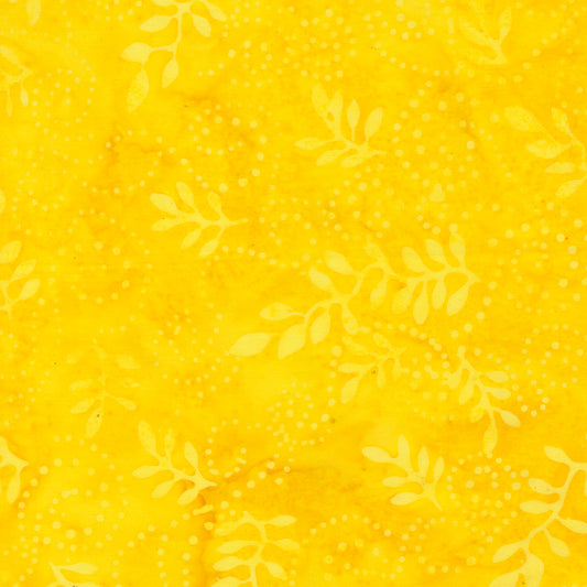 Moda-Leaf Print Sunlight-fabric-gather here online