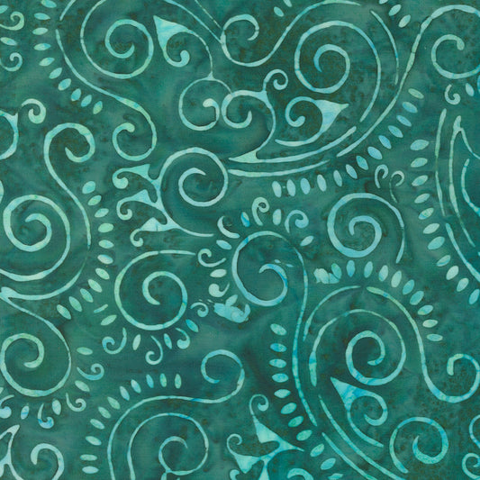 Moda-Swirls Lagoon-fabric-gather here online