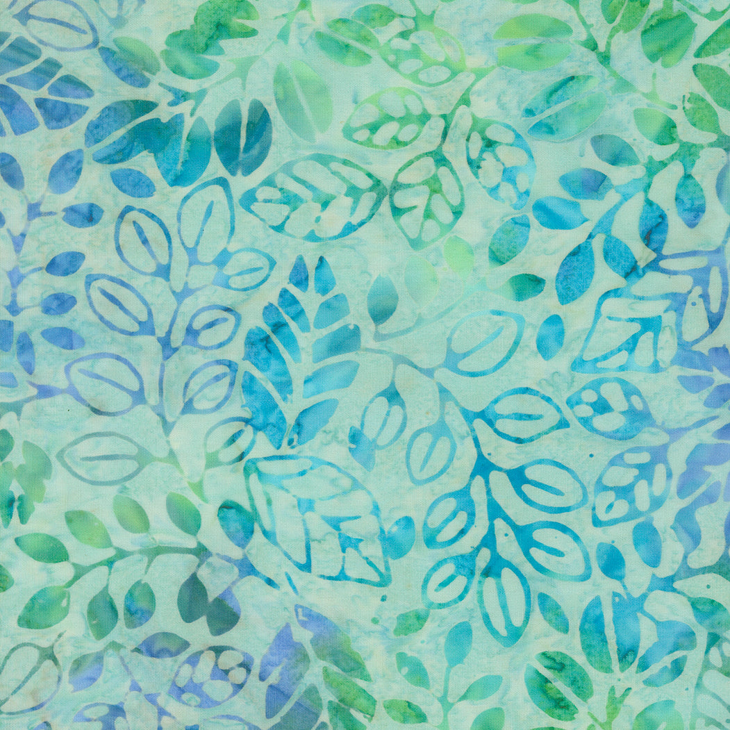 Moda-Vines Print Mist-fabric-gather here online