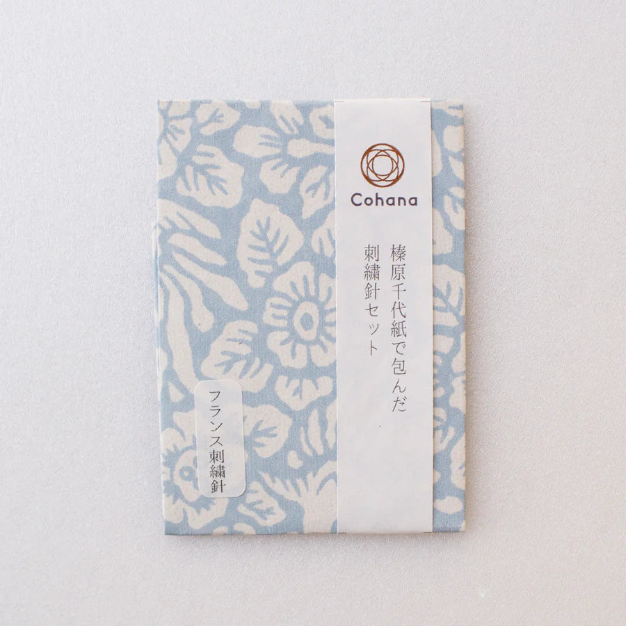 Cohana-Assorted Embroidery Needles in Haibara Chiyogami Pack-sewing notion-gather here online