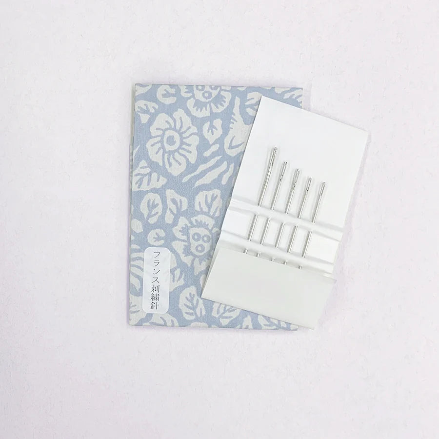 Cohana-Assorted Embroidery Needles in Haibara Chiyogami Pack-sewing notion-gather here online