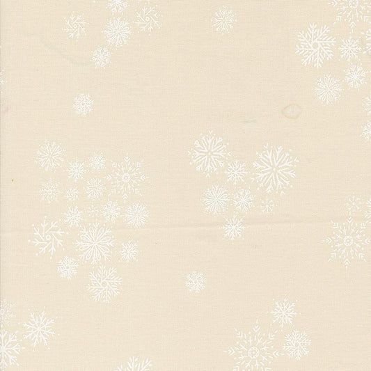 Moda-Snowflake Fall Natural White-fabric-gather here online