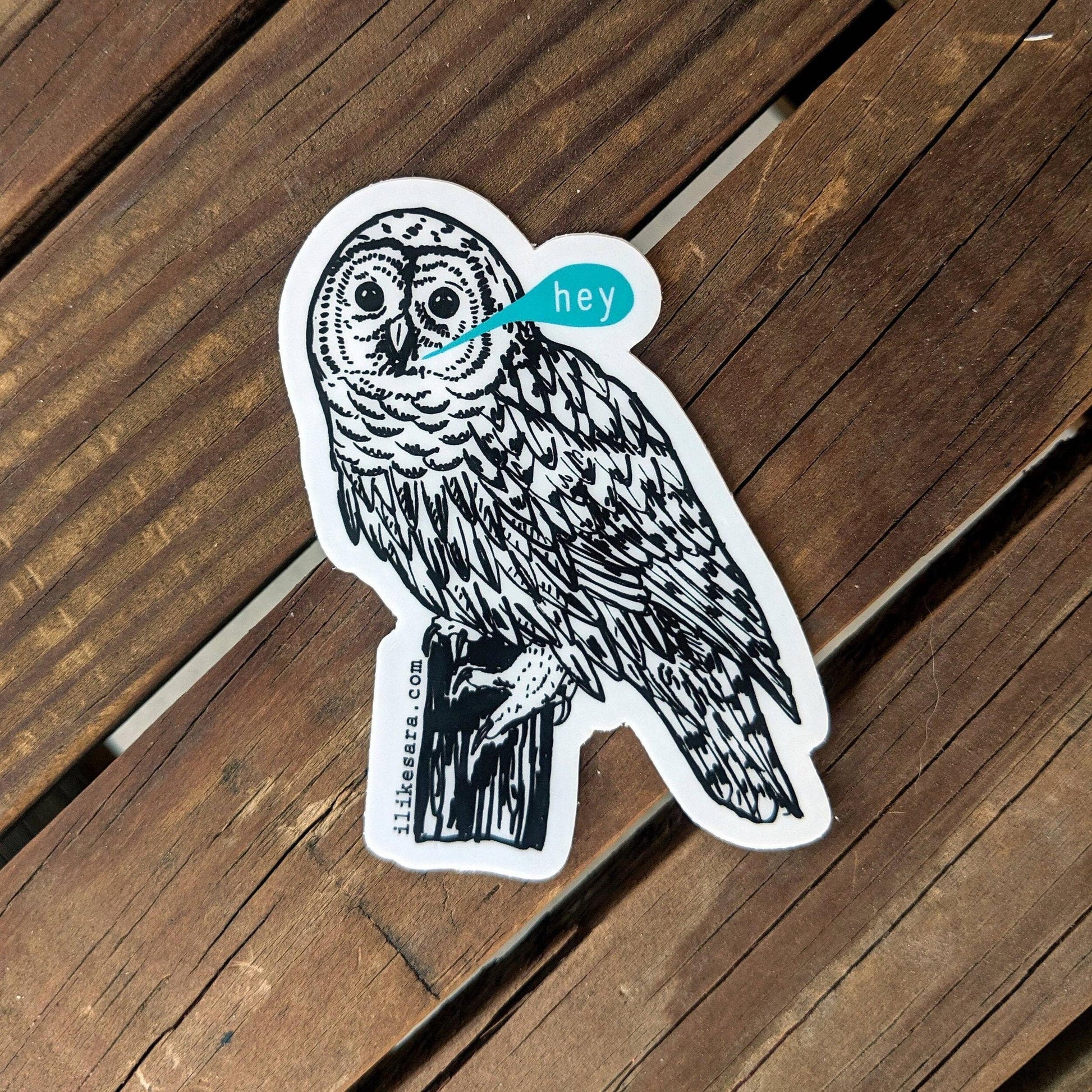 ilikesara-Sticker | hey owl-sticker-gather here online