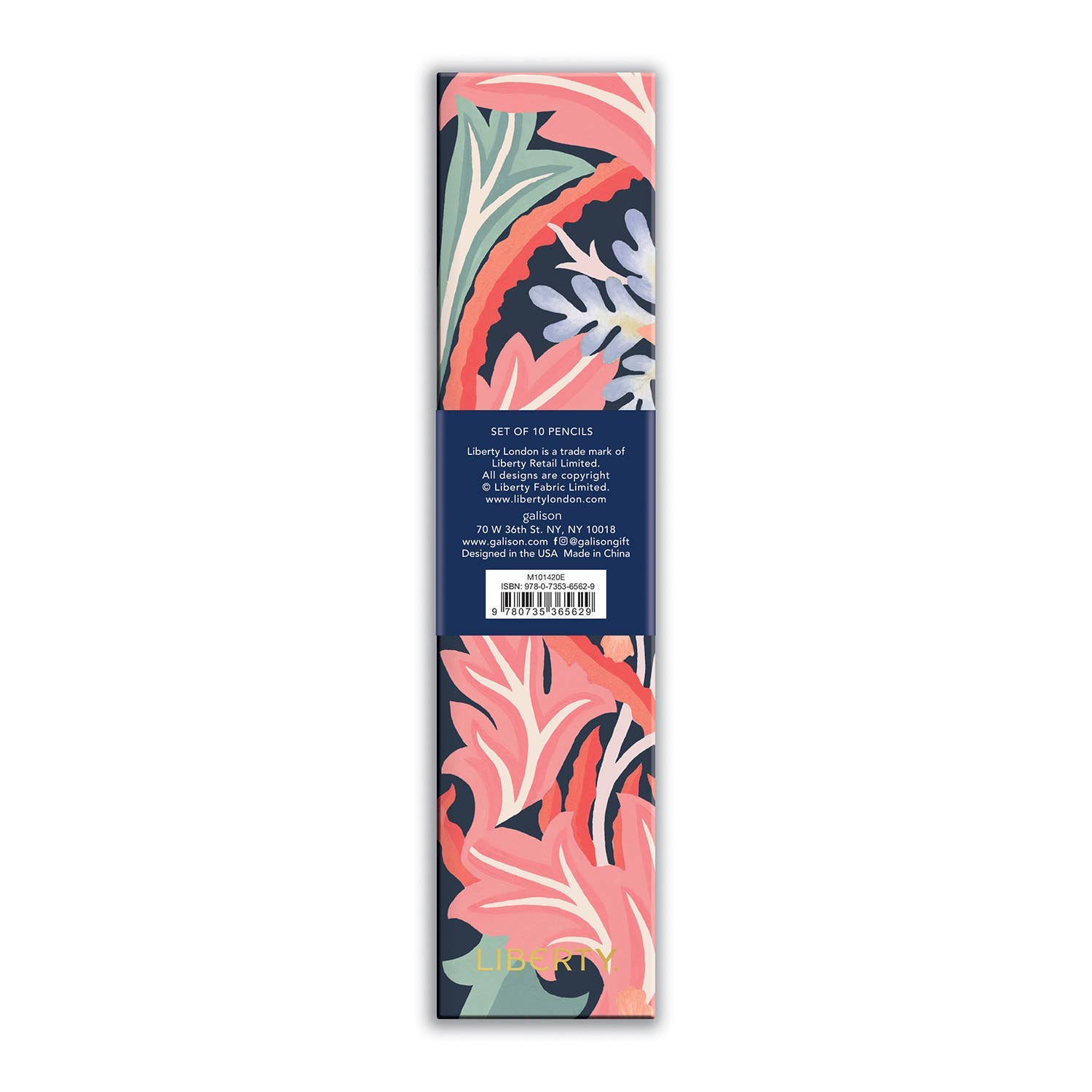 Chronicle Books-Liberty Floral Pencil Set-accessory-gather here online