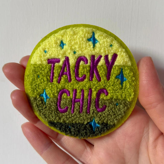 Ramona Muse Lambert-Tacky Chic Fuzzy Chenille 3" Embroidered Patch-patches + pins-gather here online
