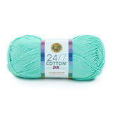 Lion Brand Yarns-24/7 Cotton DK-yarn-Fresh Mint-gather here online