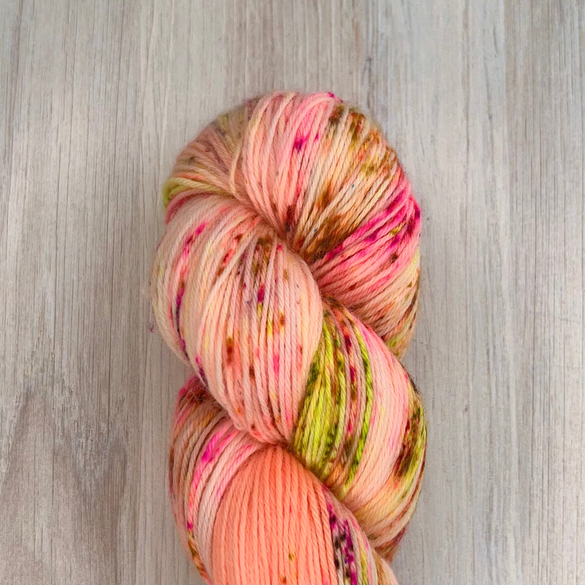 Hedgehog Fibres-Sock Yarn-yarn-Peachy Keen*-gather here online