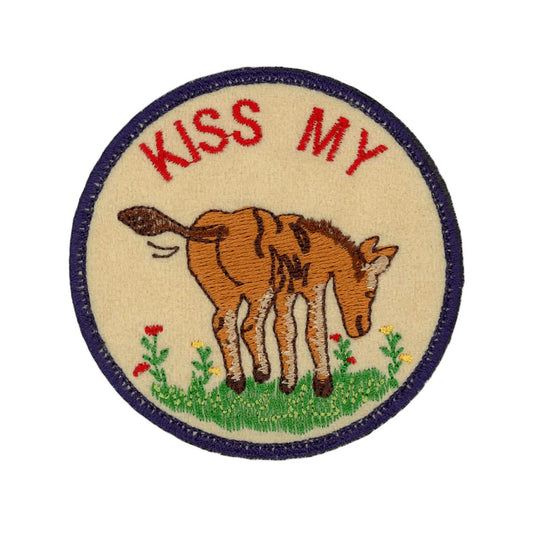 Patch Ya Later-Kiss My A** Iron-On Patch-gather here online