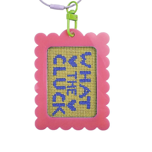 Fraymeworks-Bag Tag: Large Scallop Rectangle-craft notion-gather here online
