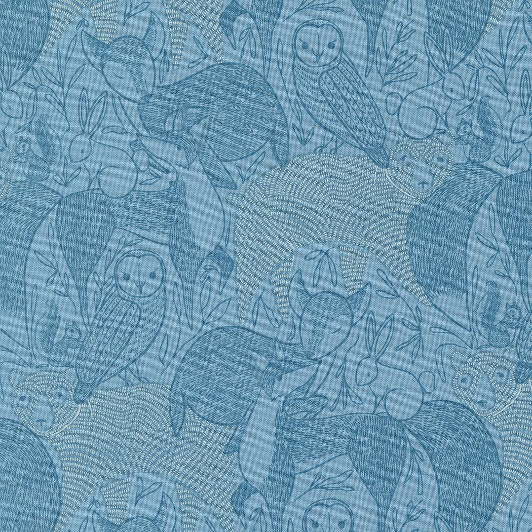 Moda-Woodland Wonder Sky-fabric-gather here online