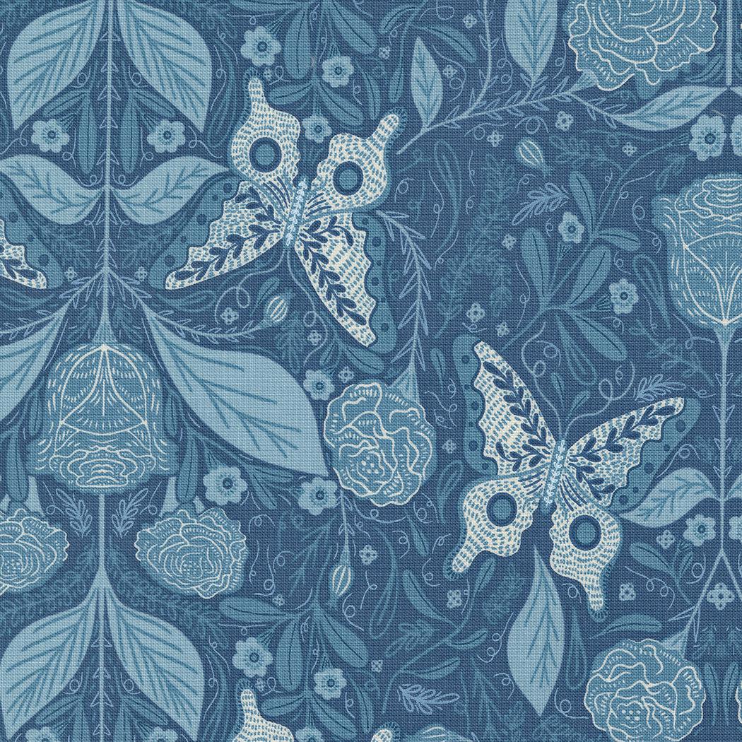 Moda-Vintage Butterfly Dusk-fabric-gather here online