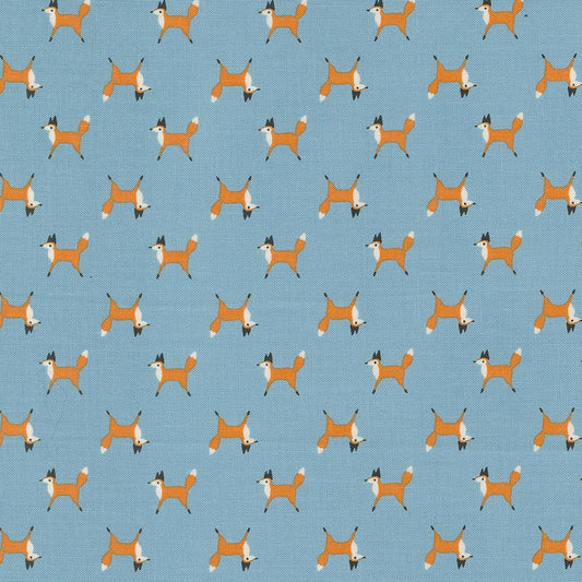 Moda-Fox Trot Sky-fabric-gather here online