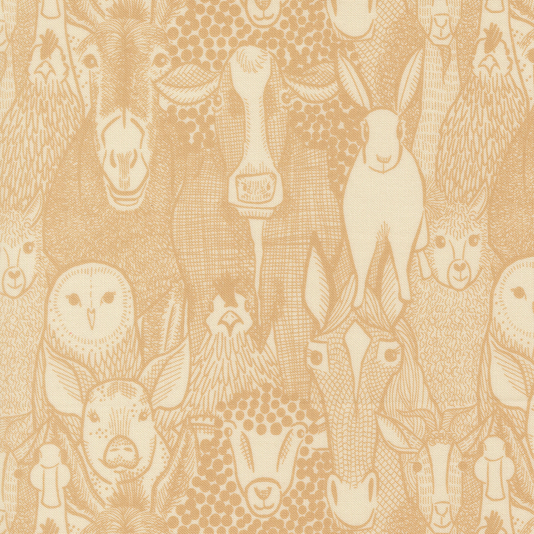 Moda-Barnyard Faces Hay-fabric-gather here online