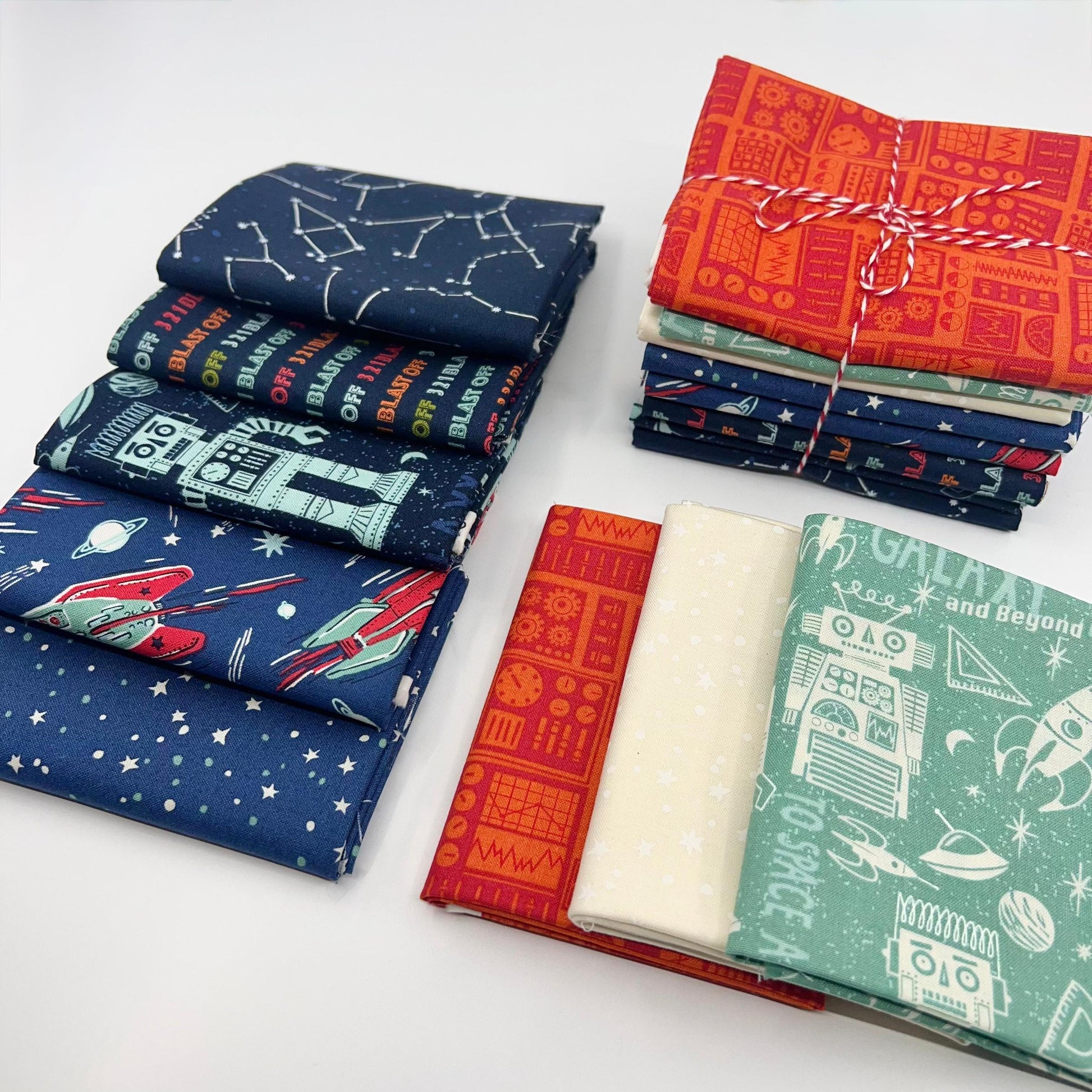 Moda-Fat Quarter Bundle of 321 Blast Off (8 Pieces)-fat quarters-gather here online