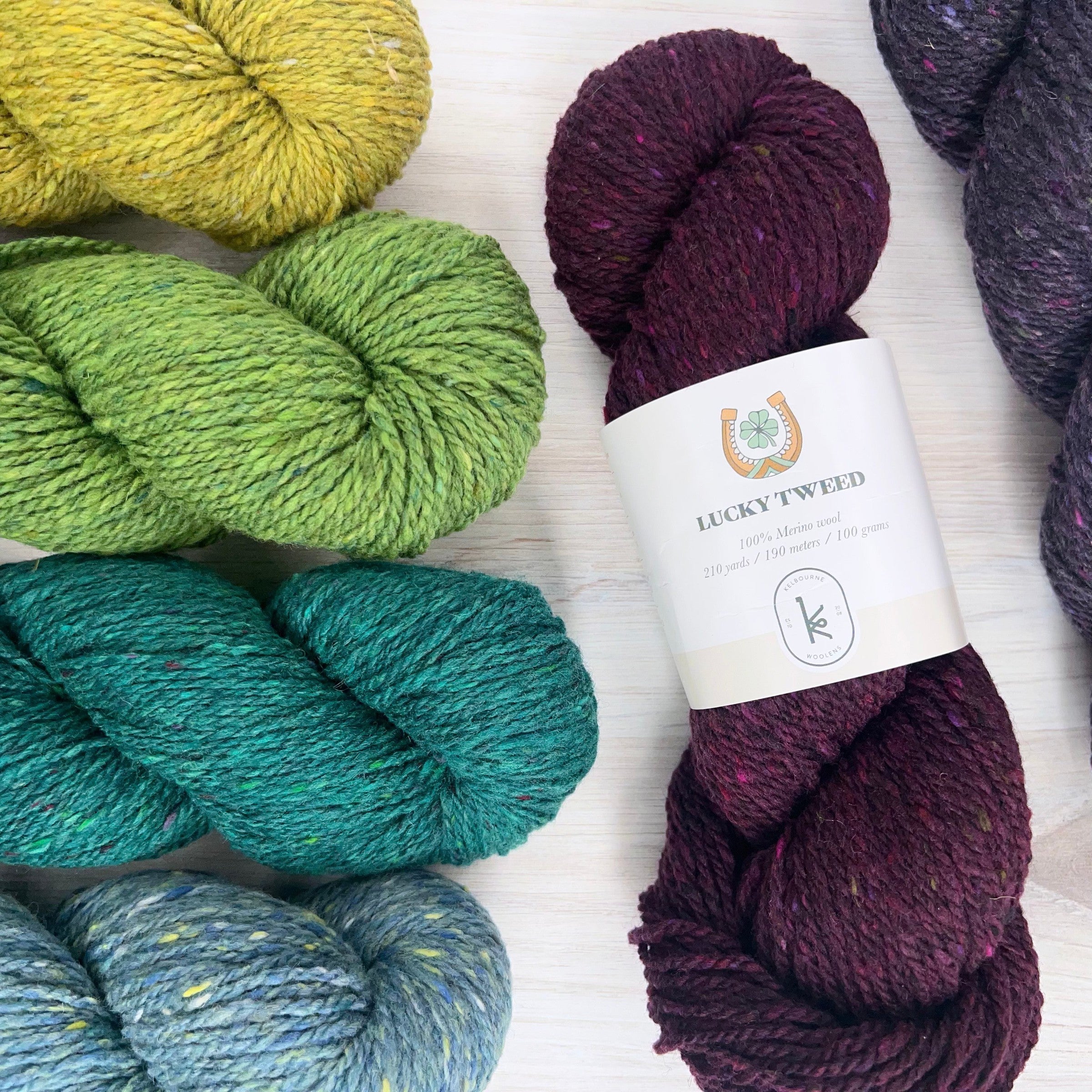 lucky brand yarn bamboo Kelbourne Woolens Lucky Tweed