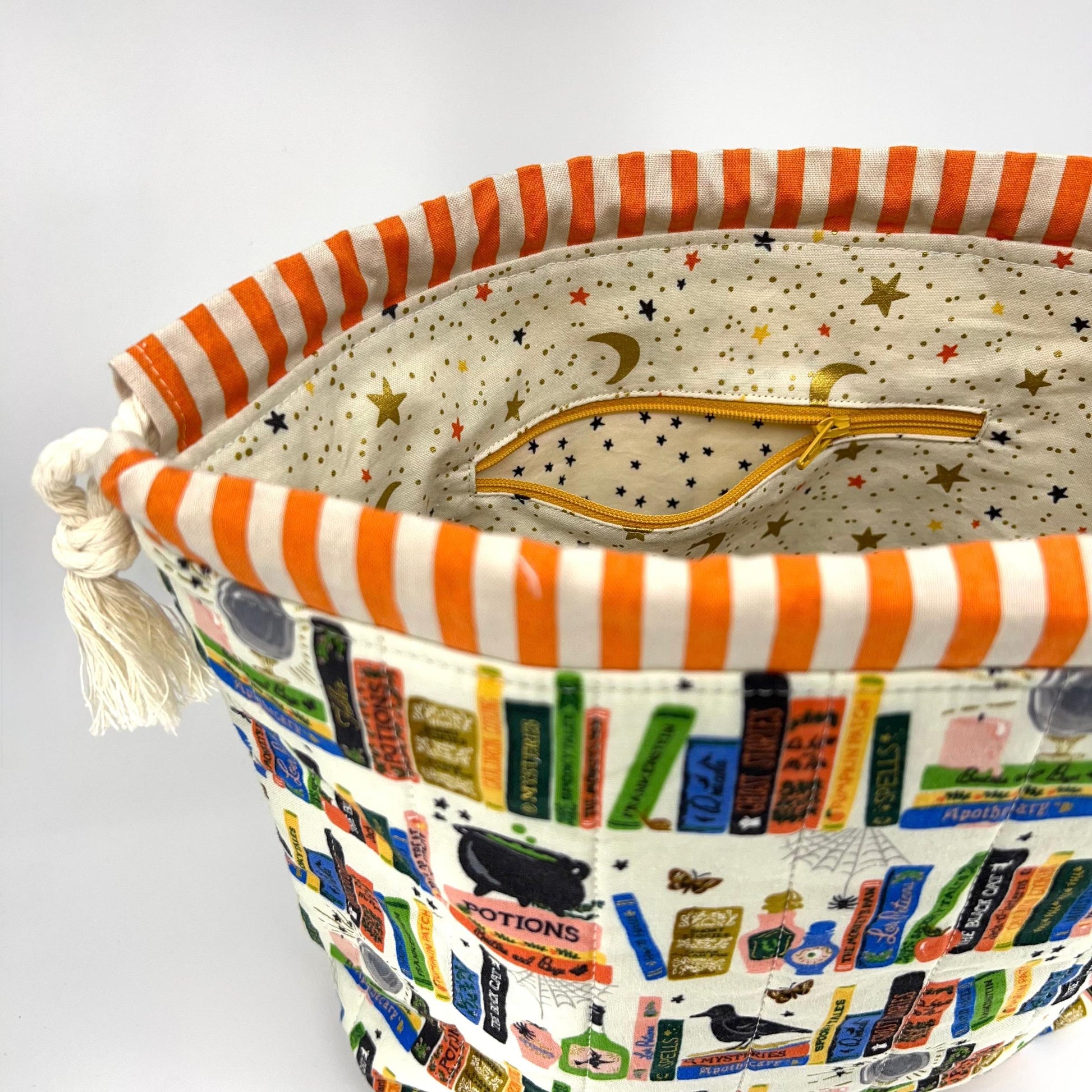 Denise Snow Williams-One of a Kind Spooky Project Bags - October 2026-craft organizer-gather here online