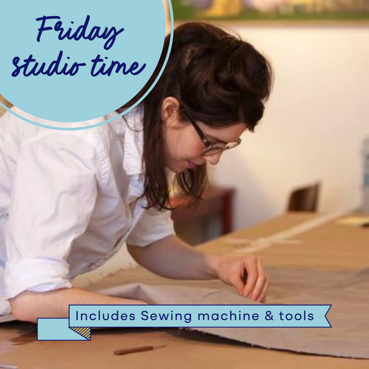 gather here studio time-Friday Studio Time: Sew by the Hour-studio rental-gather here online