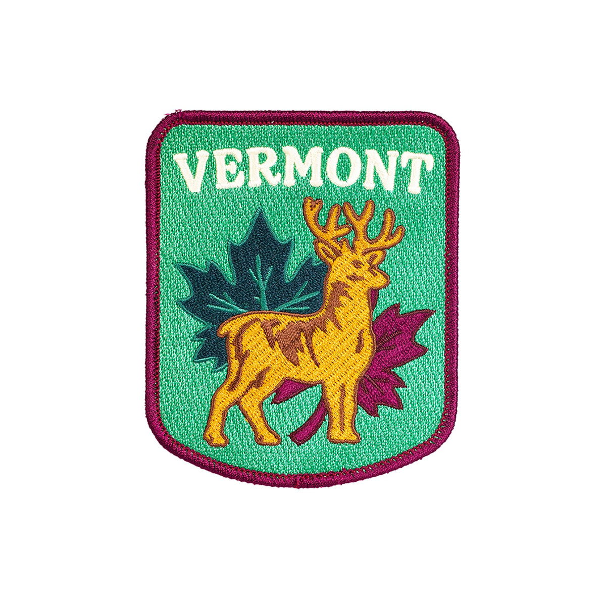 Oxford Pennant-Vermont Iron-On Patch-patches + pins-gather here online