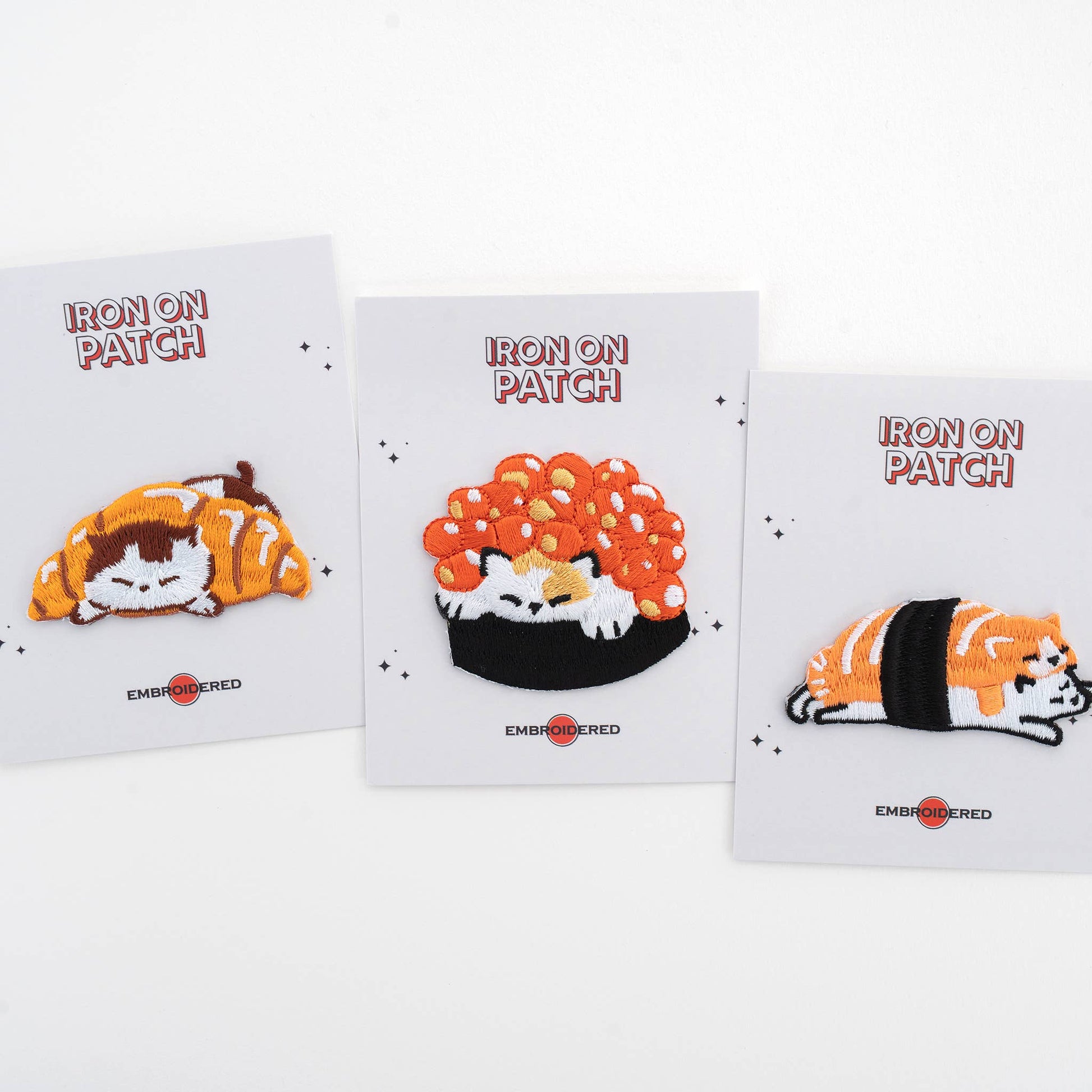 Great Zakka-Naptime Foodies Cat Iron-On Patch-patches + pins-gather here online