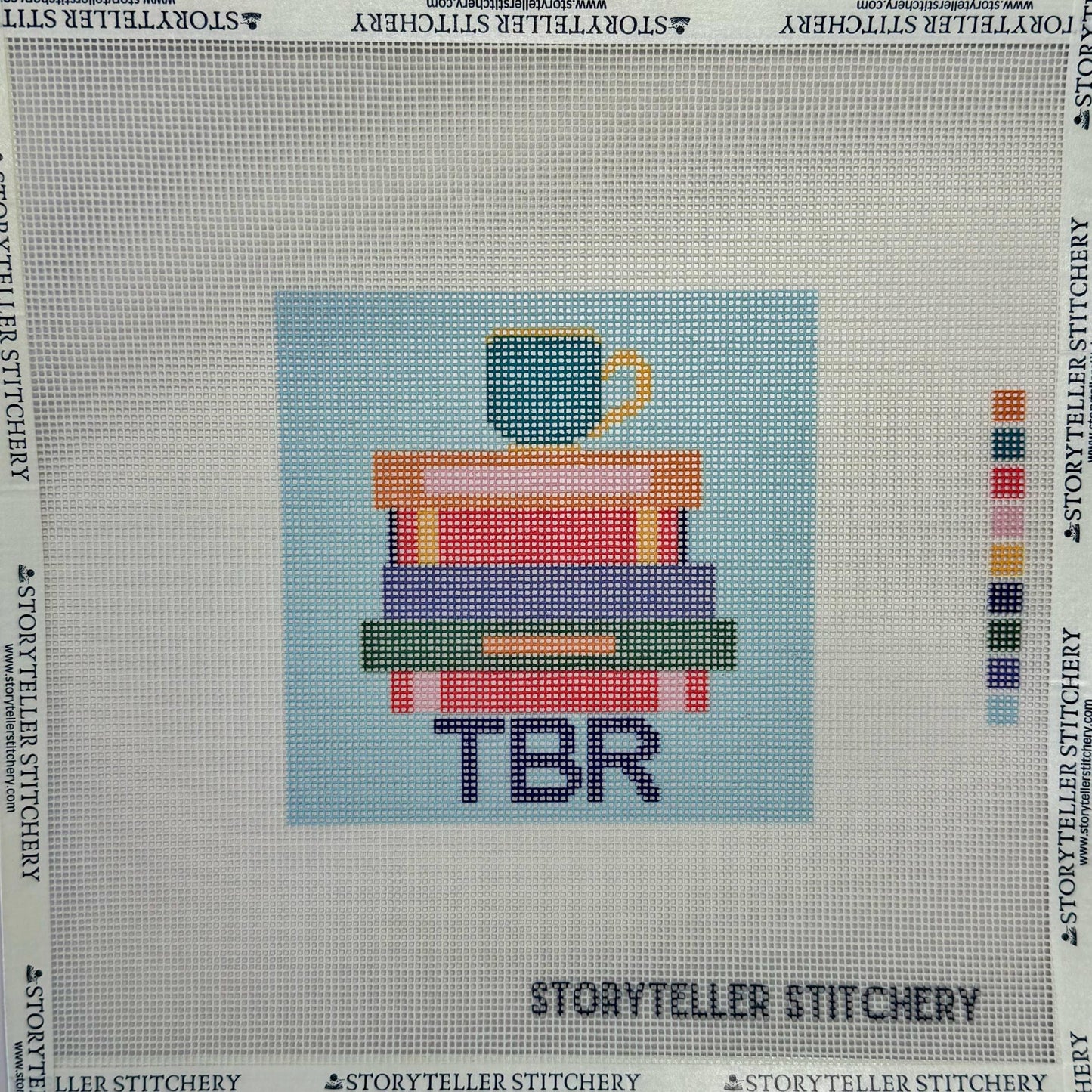 Storyteller Stitchery-TBR List Needlepoint Kit-xstitch kit-gather here online