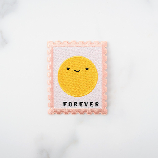 Happy Mail Forever Stamp Iron-On Patch